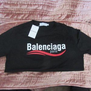 Black Authentic Balenciaga T-Shirt, Size XL, More Like a Large